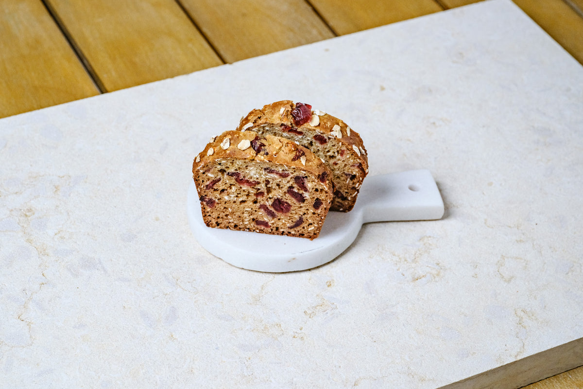 Cranberry morning loaf